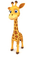 Obraz premium Cute 3D giraffe illustration
