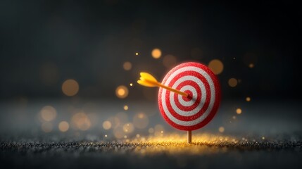Target icon for business presentation