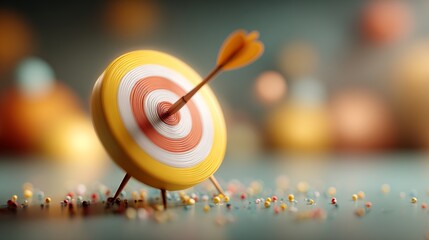 Target icon for business presentation