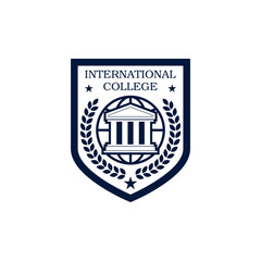 University and College High School Education Crests and Logo Emblems