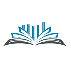 Finance book logo symbol. Finance book icon. Modern brand element sign.