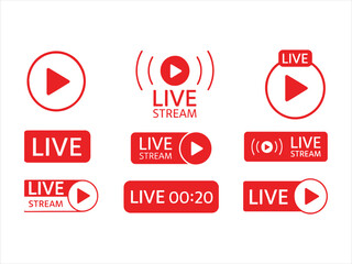 Live Stream Icons