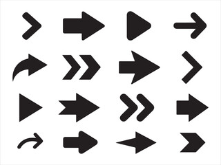 arrow icons set