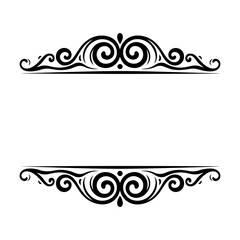 Decorative vector frame