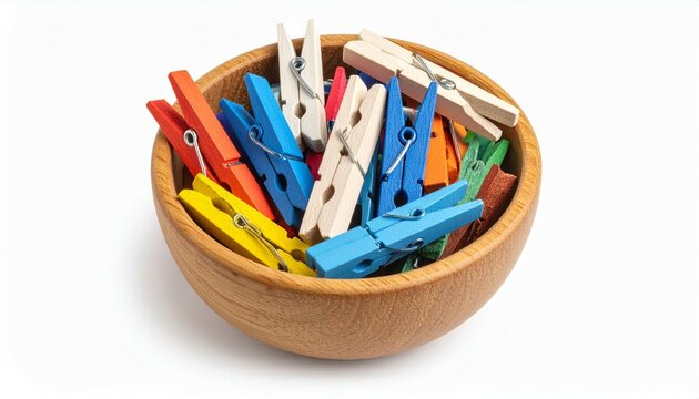 colored pencils on a white background