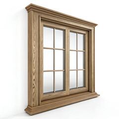 3D-rendered window frame with sleek, clean edges and realistic detailing.