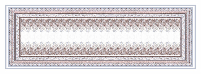 digital silk scarf design with seamless textile pattern