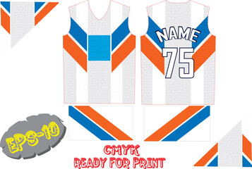 Football Jersey Design Template, Soccer Kit Mockup & Custom Team Uniform Vector with Trendy Shirt Patterns