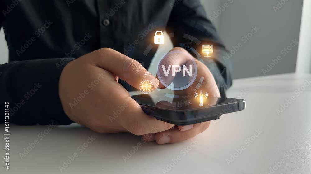 Poster digital connection between computer and a remote server owned vpn provider. vpn(virtual private netw