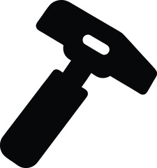 Silhouette of a portable hardness tester used in material testing Engineering tools silhouette