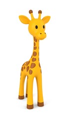 Obraz premium Cute cartoon giraffe toy