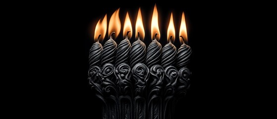 Darkened Candles