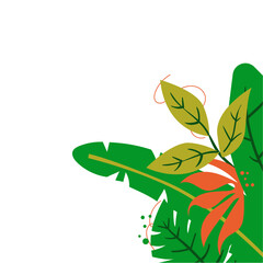 Floral Corner Element