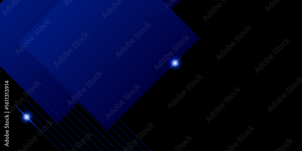 Wall mural blue vector abstract background with simple geometric shapes. minimalist design and subtle lighting 