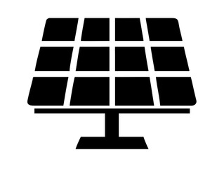 solar panel icon vector illustration