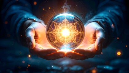 Crystal ball future teller fortune telling magic prediction