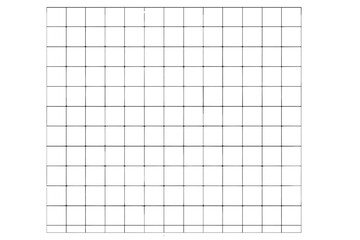 Vector square grid background. Graph paper texture for technical drawing or architectural draft. Seamless millimeter paper pattern. Engineering or math notebook plotting sheet.