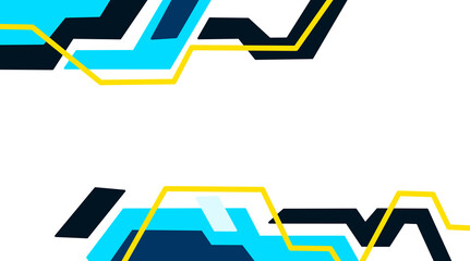 simple tech frame illustration 