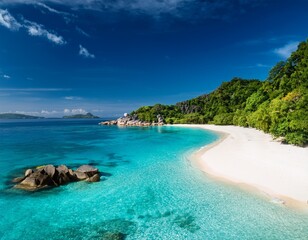 tropical isles turquoise water secluded beach