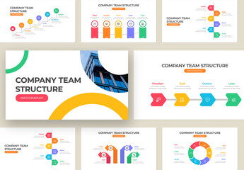 Company Team Structure Infographic Design Layout