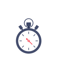 Cloud computing speed, stopwatch timer, flat design, efficient process, digital technology.