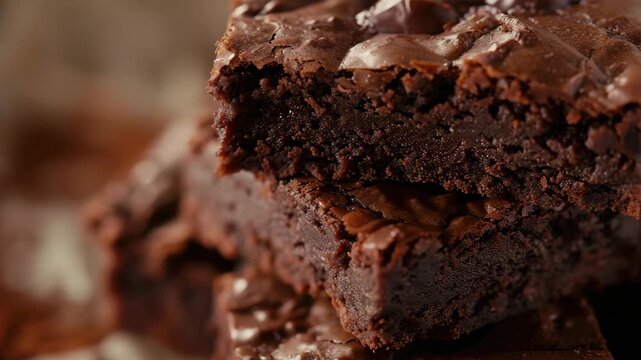 Moist chocolate brownie with a gooey center. Serve it warm and enjoy the rich, indulgent taste.