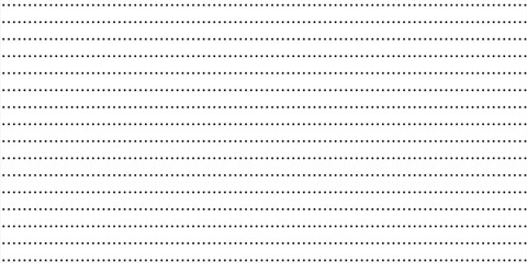 Horizontal seamless vector black dots on white background. Seamless dot grid technology background template.