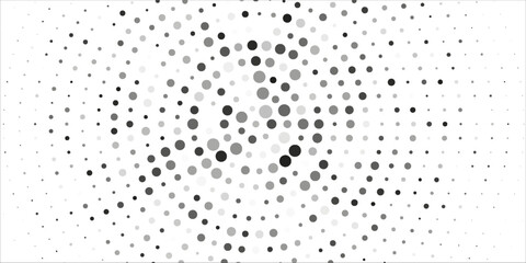 Halftone dotted background. Halftone effect vector pattern. Circle dots isolated on the white background.
