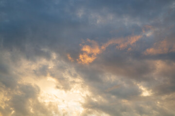 Storm clouds.Background of the summer sky with thunderclouds