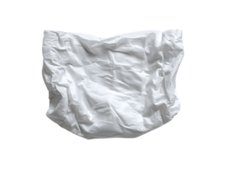 Diaper on white background 
