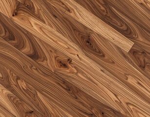 Variegated brown diagonal wooden flooring grain texture