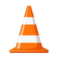 Traffic Cone, isolated on transparent background