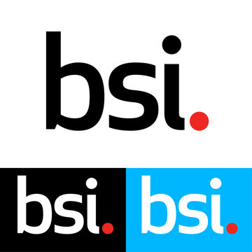 Logo bsi vector design