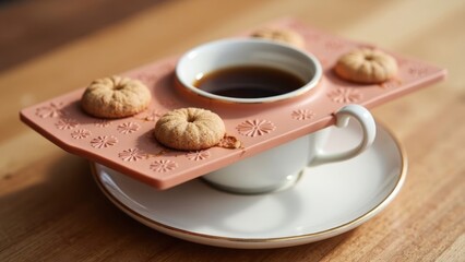 Coffee cup and Dim sum