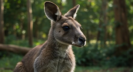 Fototapeta premium Forest's Silent Watcher