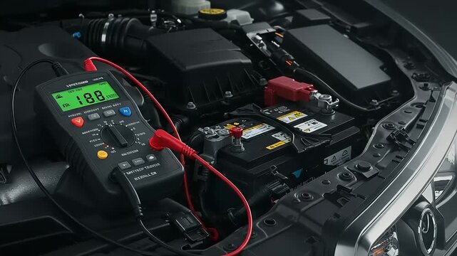 Automotive Battery Testing with Digital Multimeter: Voltage and Health Check