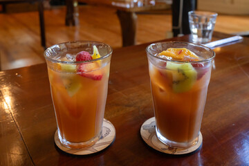 The British Wine and Tea Shopのフルーツアイスティー