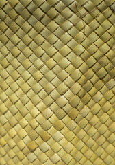 Fototapeta premium Details of traditional woven textures using natural organic materials. These originate from Atauro, Timor Leste. The photos can be used for backgrounds, textures, and patterns.