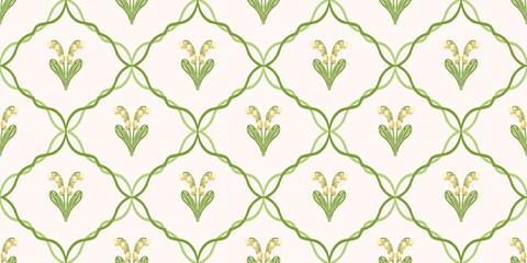 Seamless watercolour and unique floral pattern background for covers, notes, banner. Soft backgrounds colour. Watercolour art work. Flower stalk. Colourful flower. Summer Spring.