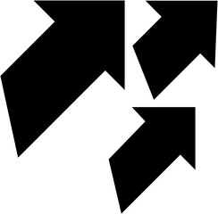 Decreasing arrow. Icon with reflection on white background Statistics thin line and glyph solid icon. Editable stroke and perfect pixel isolated on transparent background.Constraint Line Icon