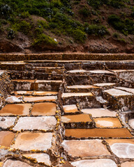 Salt ponds in Peru