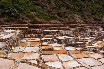 Salt ponds in Peru