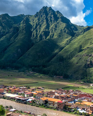 Mountains in Sacred Valley in Peru