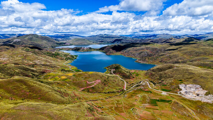Big lakes in Peru
