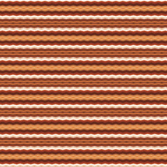 Seamless zigzag stripe pattern with warm earth tones and retro style. Ideal for wallpapers, fabric prints, and packaging designs.