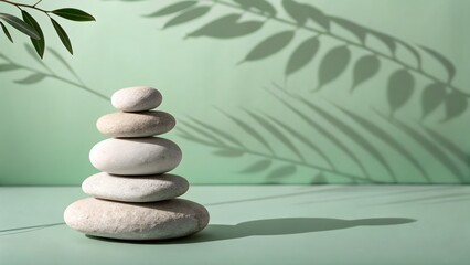 Minimalist Floating Stones
