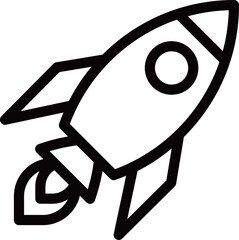 ロケット上昇のアイコン