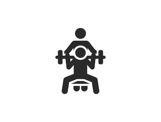 Sport and Fitness set of web icons in line style. Gym and fitness icons for web and mobile app. Healthy lifestyle, exercise, diet, nutrition, weight training, body care, workout.