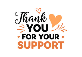 Pastel Floral Thank You Design with Elegant Cursive Typography and Warm Decorative Vector Elements for Personal and Professional Gratitude