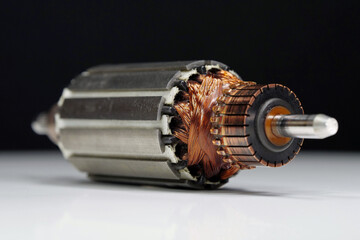 Rotor of electric motor from small household appliance